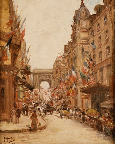 フランス革命記念日 作： Gustave Madelein