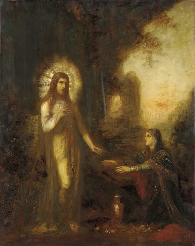 キリストとマグダラのマリア 作： Gustave Moreau