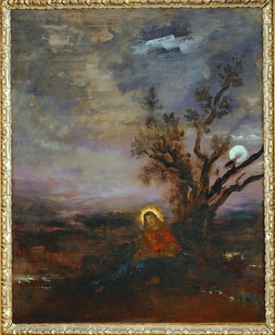 オリーブ山のキリスト（キャンバスに描かれた絵） 作： Gustave Moreau