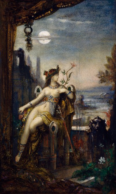 クレオパトラ、ギュスターヴ・モロー作、水彩 作： Gustave Moreau