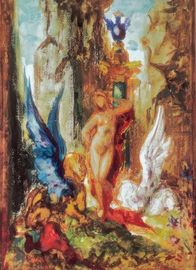 グリフィンの妖精 作： Gustave Moreau