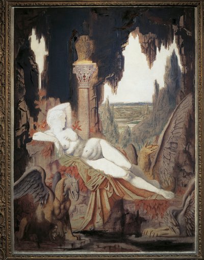 フランス、パリ、フィー オ グリフォン 作： Gustave Moreau