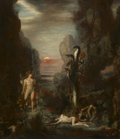 ヘラクレスとレルネーのヒドラ 作： Gustave Moreau