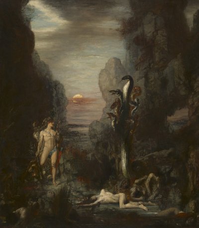 ヘラクレスとLernaean Hydra、1875-76 作： Gustave Moreau