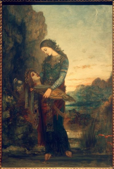 オルフェウスの頭を持つ若いトラキア人女性 作： Gustave Moreau