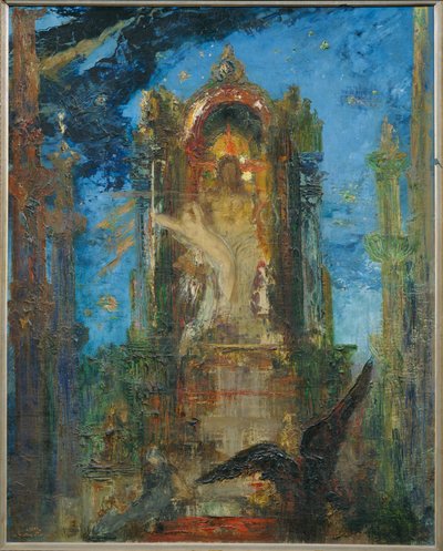 ジュピターとセメレ（キャンバスに絵画） 作： Gustave Moreau