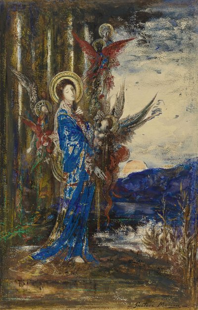 「ギュスターヴ・モロー（1826-1898）の水彩画 個人蔵 作： Gustave Moreau