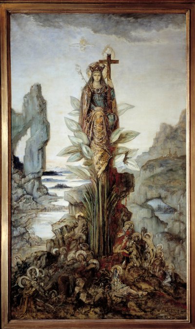 神秘的な花。ギュスターヴ・モロー（1826-1898）の絵 作： Gustave Moreau