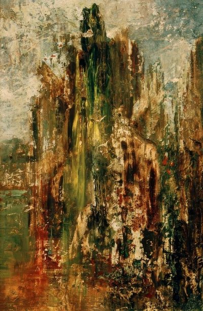 風景。ドラフト（スフィンクスで） 作： Gustave Moreau