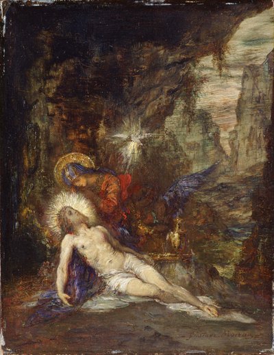 慈悲、c。 1876 作： Gustave Moreau