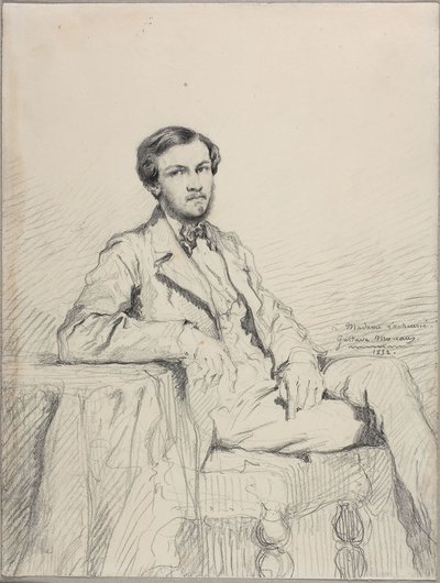EugèneLacheuriéの肖像画 作： Gustave Moreau