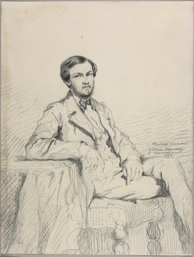 EugèneLacheuriéの肖像画 作： Gustave Moreau