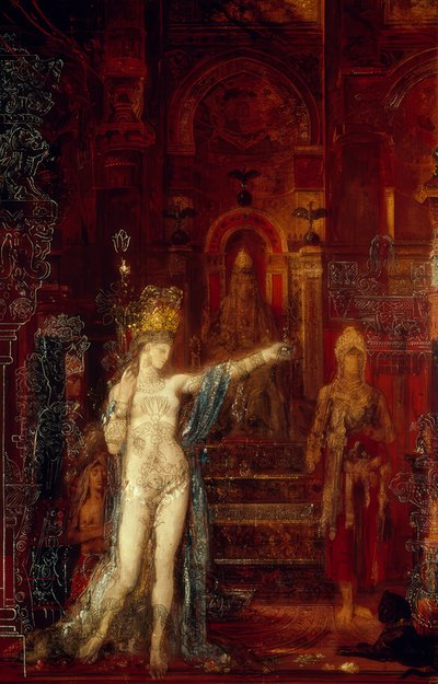 サロメを踊る 作： Gustave Moreau