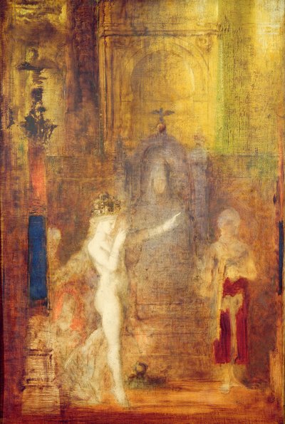 ヘロデの前で踊るサロメ、1876年頃 作： Gustave Moreau