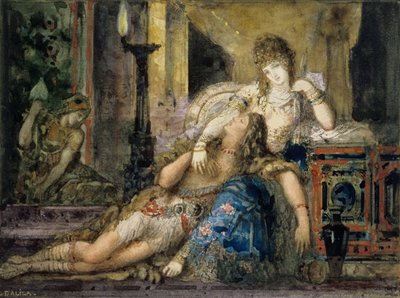 サムソンとデリラ 作： Gustave Moreau