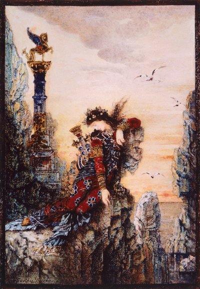 サファイア、ギュスターヴ・モロー作（1826-1898）、キャンバスに油彩 作： Gustave Moreau