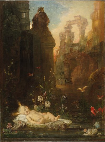 幼いモーゼ 作： Gustave Moreau