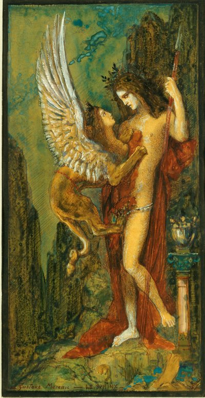 スフィンクス 作： Gustave Moreau