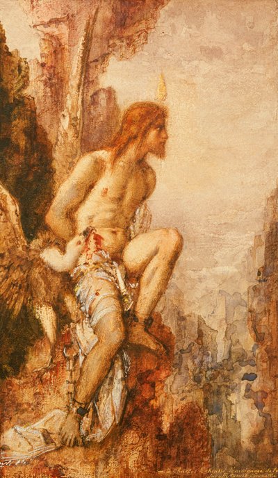 プロメテウスの拷問 作： Gustave Moreau