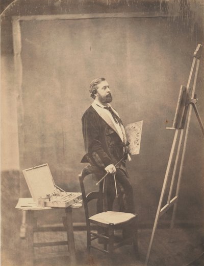 J. Savile Lumley の肖像画、マドリッド、1859 年。 作： Gustave Penabert