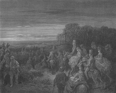 ロンドン周辺、ラブリュイエールドハムステッド 作： Gustave after Dore