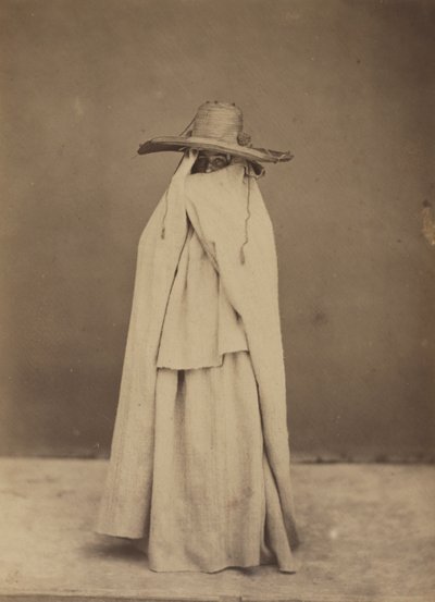アルジェリアの女性、1850年代後半。 作： Gustave de Beaucorps