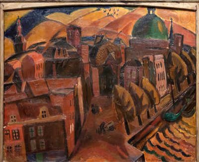 Igreja com a Cúpula Verde 作： Gustave de Smet