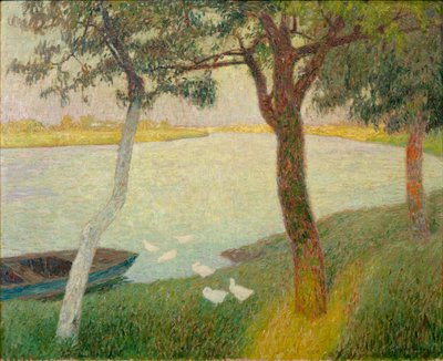 レイエ川のカモ 作： Gustave de Smet