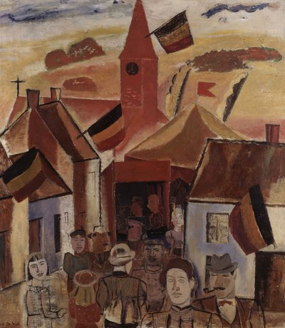 ヴィレッジ・フェア、1930年頃（キャンバスに油彩） 作： Gustave de Smet