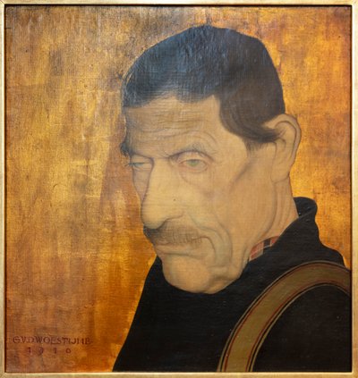 Cabeça de um homem-Nandje Hooft 作： Gustave Van de Woestyne