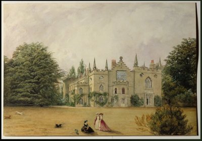 ストロベリーヒル、ミドルセックスの庭園（wc）からの眺め 作： Gustavus Ellinthorpe Sintzenich