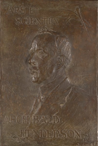 アーチボルド・ヘンダーソン 1877-1963 作： Gutzon Borglum