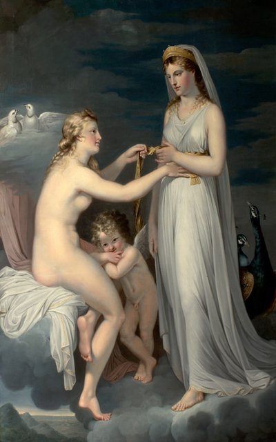 金星の帯を借りたジュノ、1771年 作： Guy Head
