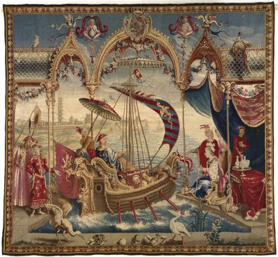 天皇の航海、中国の皇帝の物語から、1716-22 作： Guy Louis Vernansal