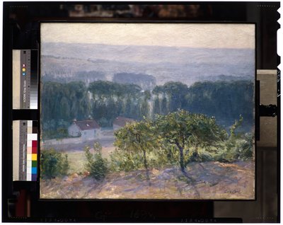 午後遅く、Giverny、c.1905-13（キャンバスに油彩） 作： Guy Rose