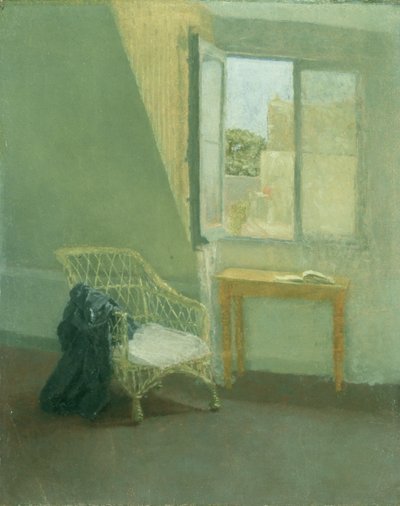 パリの画家の部屋の一角 作： Gwen John