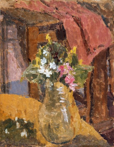 花（キャンバスに油彩） 作： Gwen John