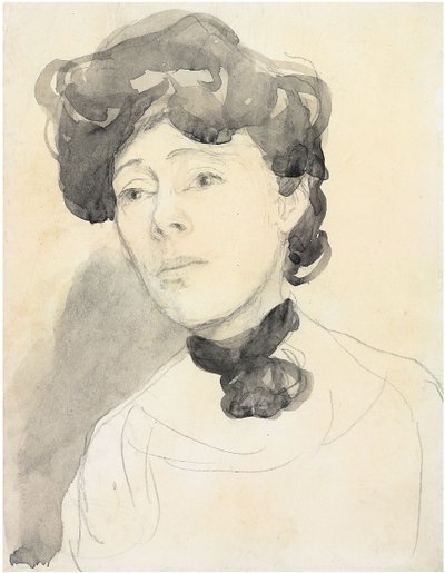 女性の肖像、c。 1909〜1910 作： Gwen John