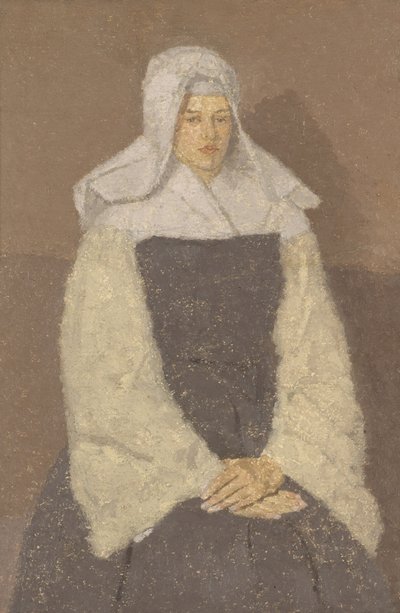 若い尼僧 作： Gwen John