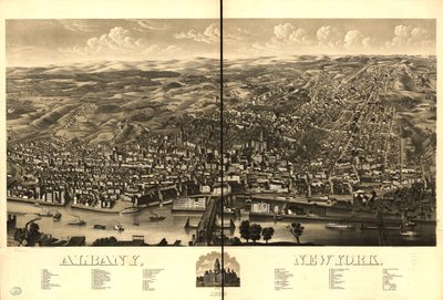 1879年、ニューヨーク州アルバニー。 作： H.H. Rowley and Co.; Beck and Pauli