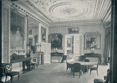 オズボーンハウスのクイーンズダイニングルーム、c1899、1901 作： HN King