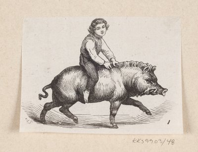 H.C.の「The Metal Pig」のイラスト。 アンデルセン「おとぎ話と物語」第1巻 作： H.P. Hansen