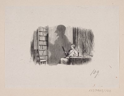 H.C. の「The Shadow」のイラスト アンデルセン「おとぎ話と物語」第2巻 作： H.P. Hansen