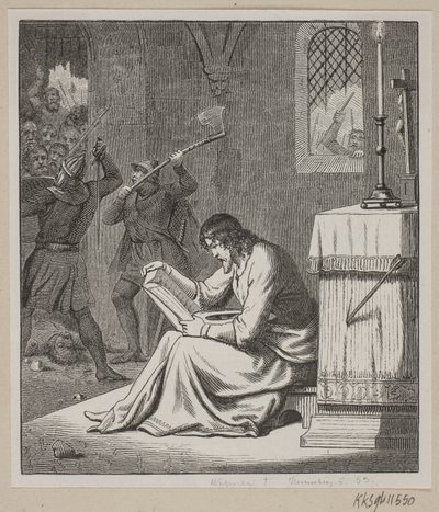 ファブリシウスのデンマーク史の挿絵。 作： H. C. Henneberg