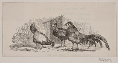 3羽の鶏 作： H. C. Henneberg