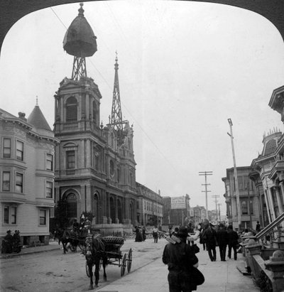 大地震の余波、カリフォルニア州サンフランシスコ、1906年。 作： H. C. White