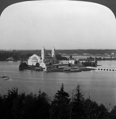 ルイスアンドクラーク博覧会、政府の建物、ギルド湖、ポートランド、オレゴン、米国、1905。 作： H. C. White