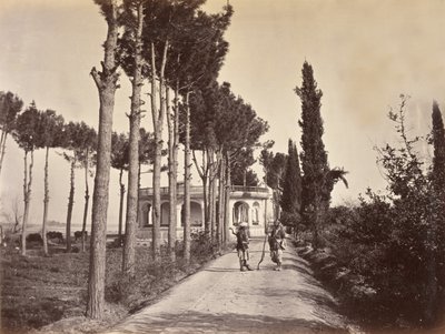 バブール庭園のアフガニスタン人、ジャララバード、1878年 作： H. Charuis