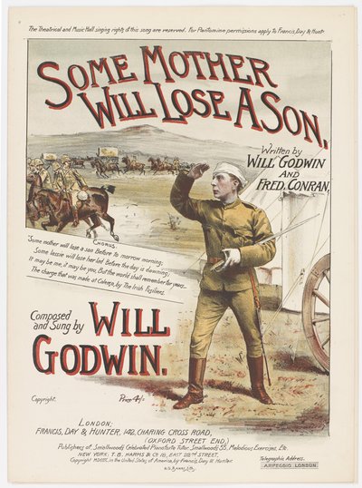 一部の母親は息子を失う、1899 作： H. G. Banks