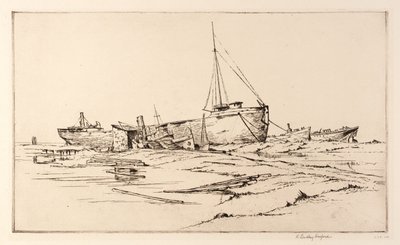ポート・アーサー、海洋墓地 作： H. Lindley Hosford